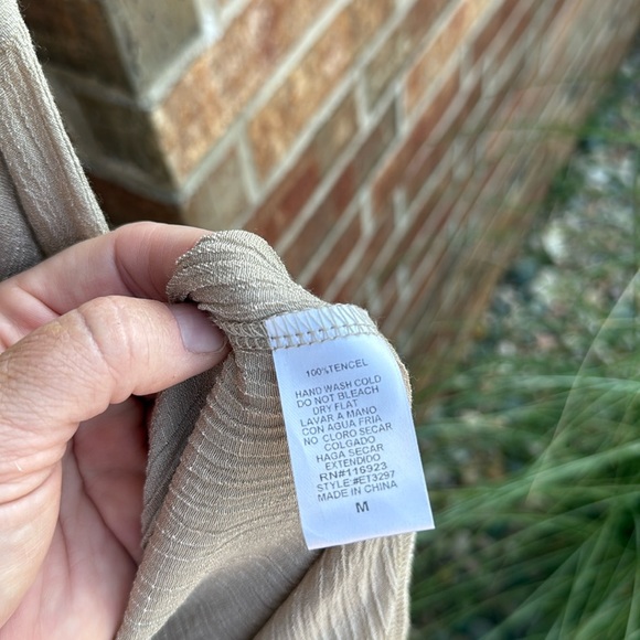 EASEL Ladies M Tan Dolman Sleeve Open Cardigan Casual Resort Wear Duster/Kimono - Picture 5 of 8